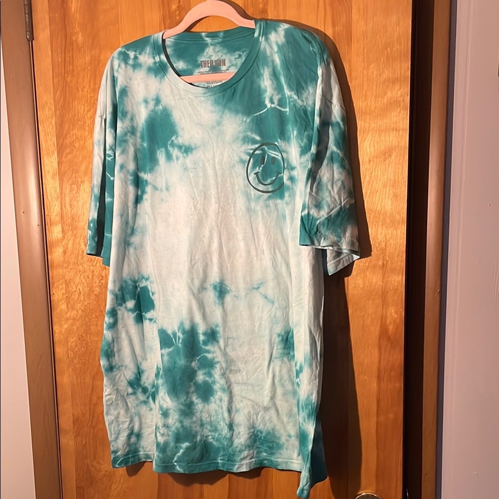 Theo Von Teal Tie-Dye T-Shirt